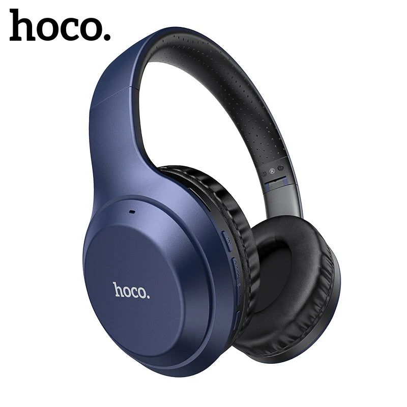 Hoco Wireless Bluetooth Headphones 3D Stereo Foldable Gaming Deep Bass Earphone With Microphone TF Card Noise Reduction Headset