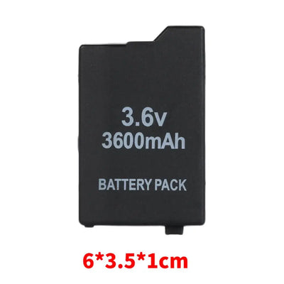 2pcs 3.6V 3600mAh Rechargeable Li-ion Battery Pack for Sony PSP2000 PSP3000 PSP 2000 3000 Console Gamepad Replacement Batteries