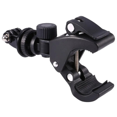 GloryStar Black Bike Bicycle Motorcycle Handlebar Handle Clamp Bar Camera Mount Tripod Adapter For Gopro Hero 9 8 7 6 5 OSMO SJ