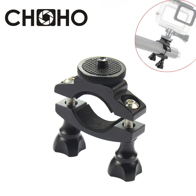 Bike Handlebar Mount  Bicycle Motorcycle CNC Aluminum Holder Vlog for Gopro Hero 11 10 9 Yi DJI OSMO Action Camera Accessories