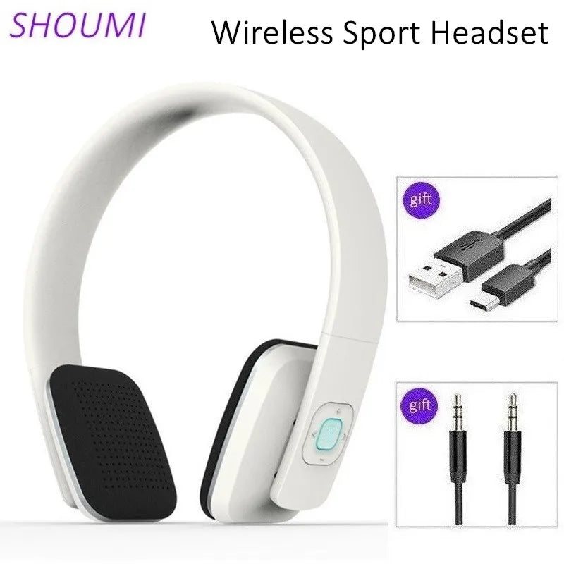 8600 Sport Wireless Headset Bluetooth Headphones Stereo Bass Helmet Hifi Earbud with Microphone AUX,for Mi Phone Tablet TV Music