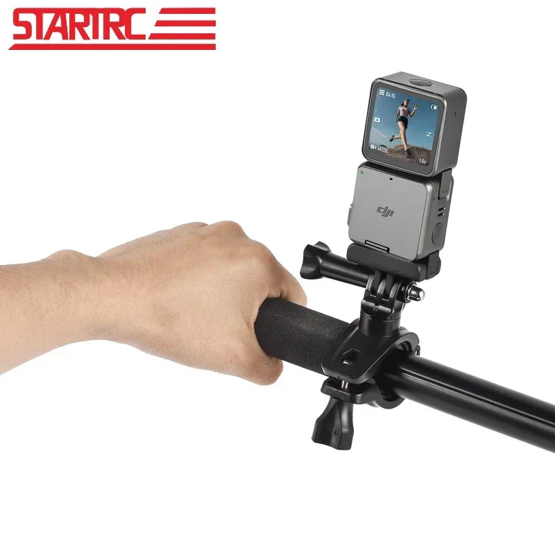 For DJI Action 5 Pro Bicycle Holder Motorcycle Bike Handlebar Mount Bracket for DJI Osmo Action 4 3 2 Camera Riding Accessories