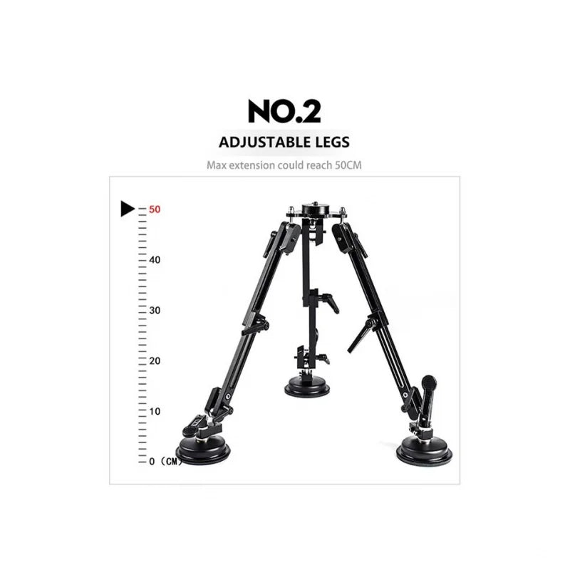 ASXMOV XP02 Car Sucker Mount Filming Car Suction Cup Mini Photo Tripod For Digital Dslr Camera/Video Camera/Camcorder