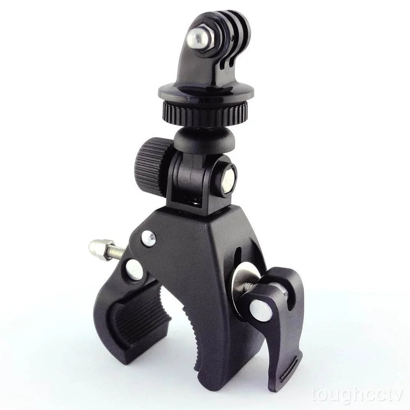 Bike Bicycle Motorcycle Handlebar Clamp Mount for Gopro Hero 5 6 4 SJCAM Eken Yi 4K Camera Holder Clip Go Pro Cycling Accessory