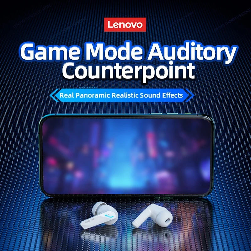 Original Lenovo GM2 Pro 5.3 Earphone Bluetooth Wireless Earbuds Low Latency Headphones HD Call Dual Mode Gaming Headset With Mic