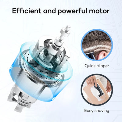 4 in 1 Electric Shaver For Men USB Rechargeable Waterproof Nose Ear Hair Trimmer Beard Razor Unisex Hair Remover Shaving Machine