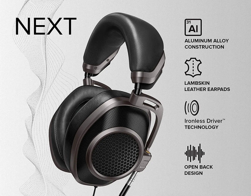 Cleer Next High End Metal Leather professional gaming HIFI headset Bold Sound Wired Ultra Premium Headphone