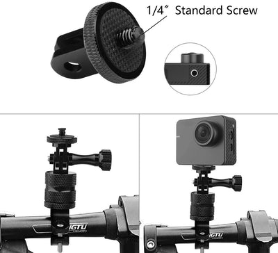 For Bike Mount Camera Handlebar 360 Degree Rotation Bike Camera Mount for Mountain Bicycle/Motorcycle for Gopro Hero 10 9 8 7 6