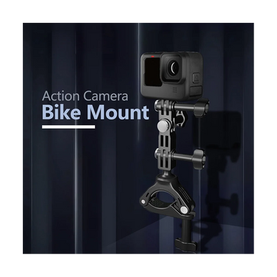 For Gopro11 10 9 Camera Bicycle Mount Bike Motorcycle Bracket Holder for Action Camera Stand Frame Clip,A