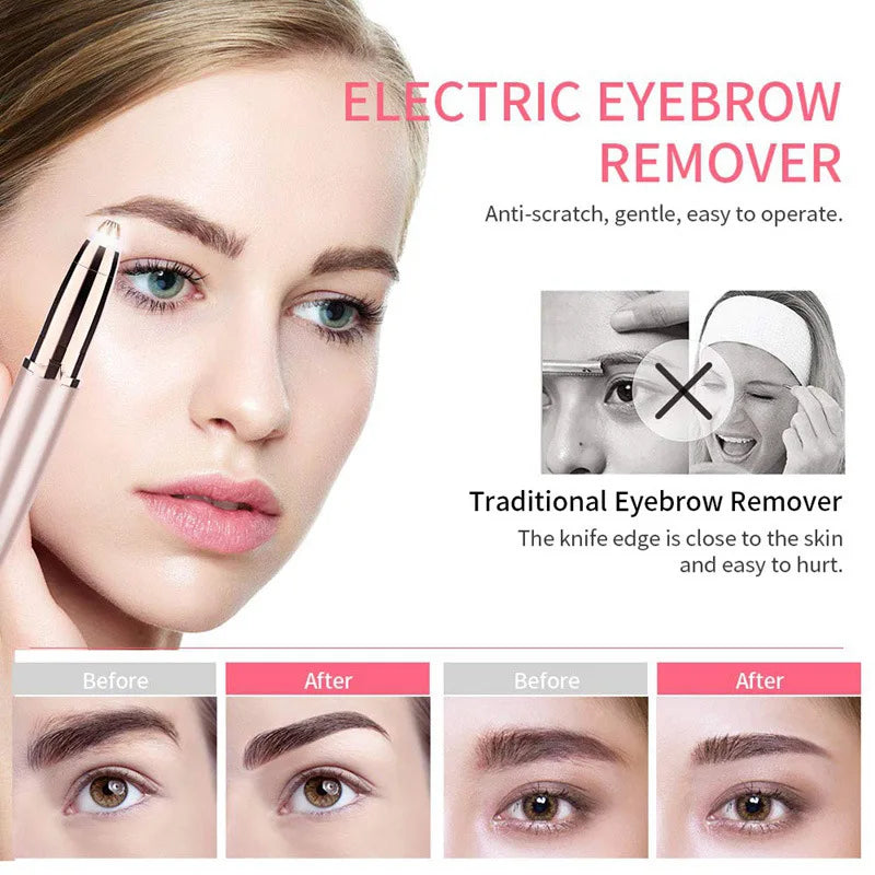 1PCS Electric Eyebrow Trimmer Women&