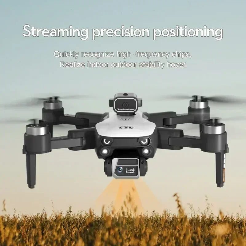 S2S Outdoor Drone 8K HD Dual Camera Brushless Motor Obstacle Avoidance Dron RC Helicopter Foldable Quadcopter Toy For Xiaomi