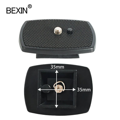 BEXIN small tripod plate quick release plate dslr stand mount plate camera plate for Yunteng vct668 st666 690 dslr camera tripod