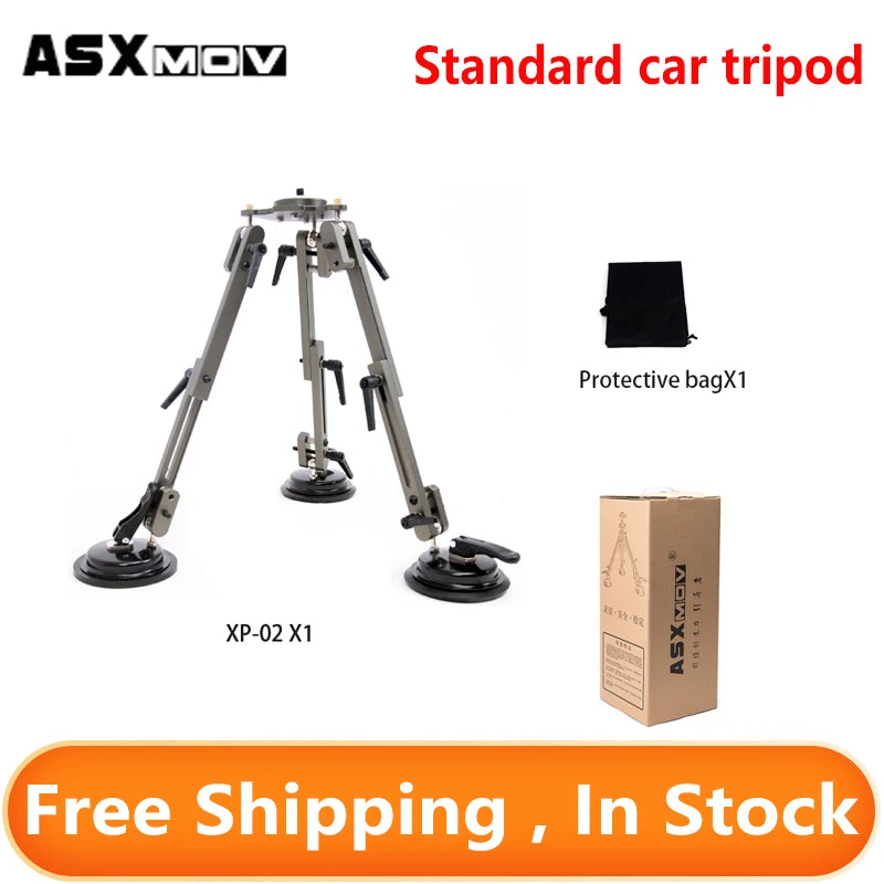 ASXMOV XP02 Car Sucker Mount Filming Car Suction Cup Mini Photo Tripod For Digital Dslr Camera/Video Camera/Camcorder