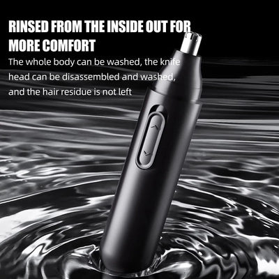 Electric nose hair trimmer is simple, atmospheric, and easy to store, suitable for carrying around during travel