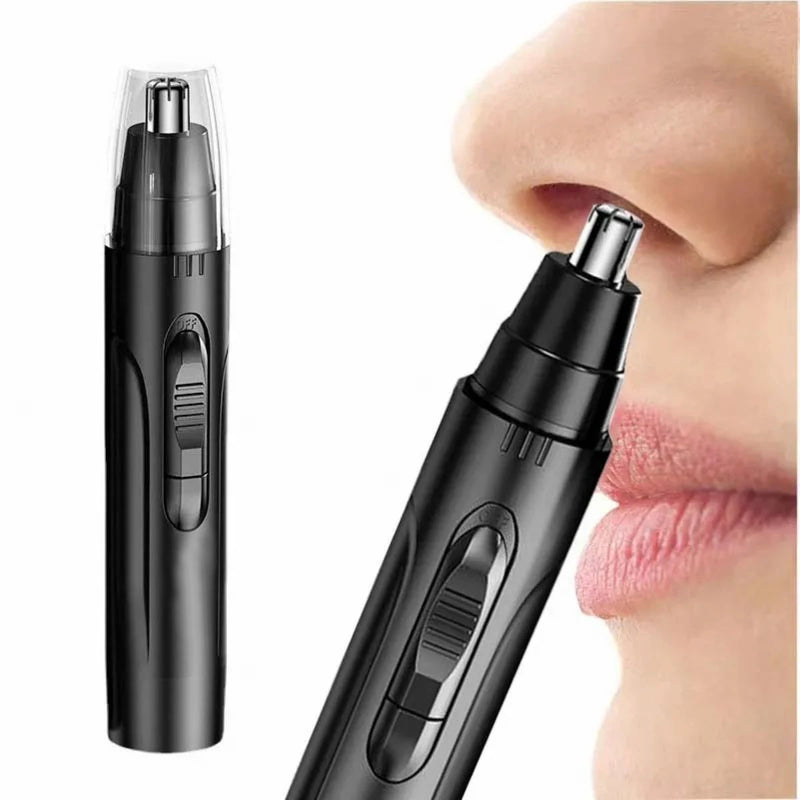 Black Electric Nose Hair Trimmer Ear and Nose Hair Trimmer Professional Painless Nose Hair Trimmer For Men And Women