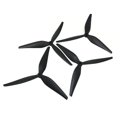 2pair HQProp 10X5X3 9X5X3 10X5.5X3 1050 9050 1055 10inch 9inch 3 blades Black Carbon Reinforced Nylon Propeller for Rc FPV Drone