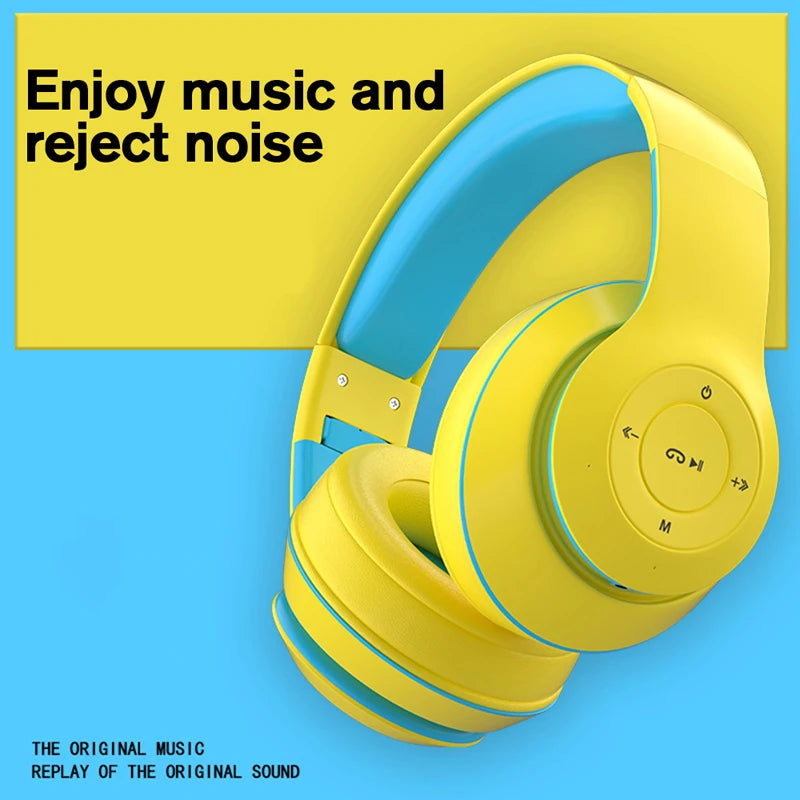 Xiaomi Foldable Wireless Headphones Bluetooth Headphones Bass Stereo Headphones MP3 Player Microphone Support For TF Card AUX