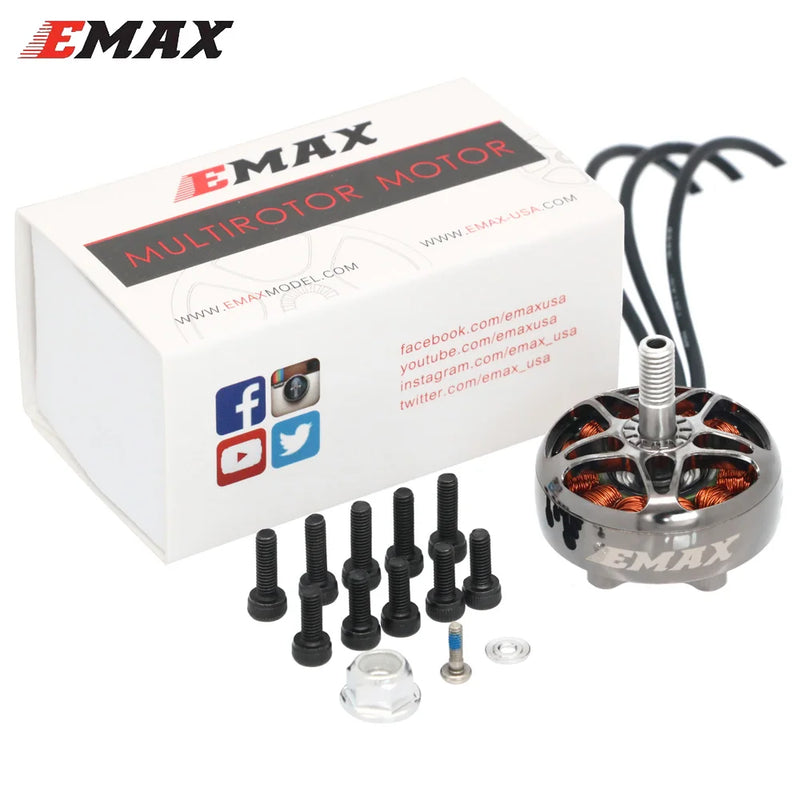 EMAX ECOII eco ii 2807 1300KV 6S/1500KV 5S/1700KV 4S Brushless CW Motor 6-7inch Propeller For RC FPV Racing Drone Quadcopter Toy