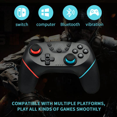 BROODIO Compatible Nintendo Switch Controller Wireless Bluetooth Gamepads For Nintendo Switch Pro OLED Console Control Joystick