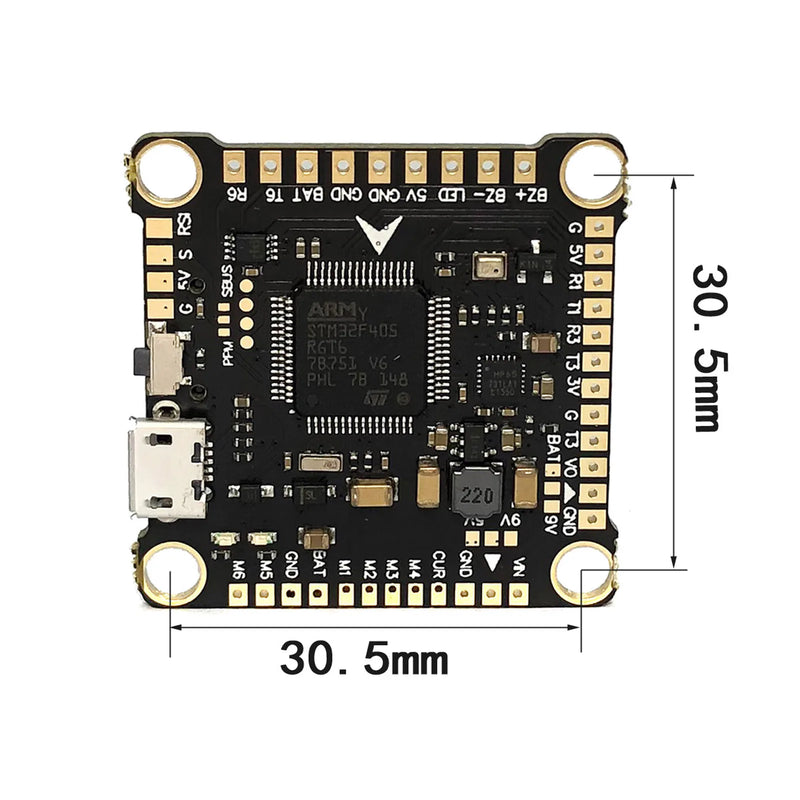 YSIDO NEW F4 V3S PLUS Flight Control FC Support BetaFlight/INAV BLS-45A/60A 4in1 ESC Stack For RC FPV Drone Plane Quadcopter