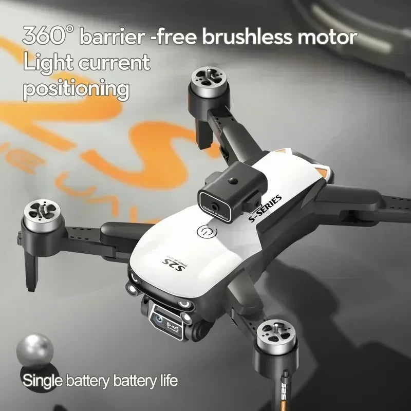 S2S Outdoor Drone 8K HD Dual Camera Brushless Motor Obstacle Avoidance Dron RC Helicopter Foldable Quadcopter Toy For Xiaomi