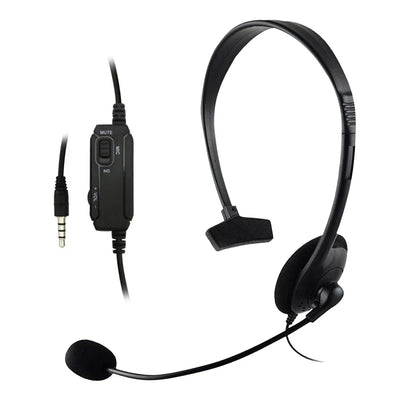 3.5mm Wired Headphones Computer PC Gaming Headset For PS4 Laptop With Noise Cancelling Microphone Volume Control Mute Button