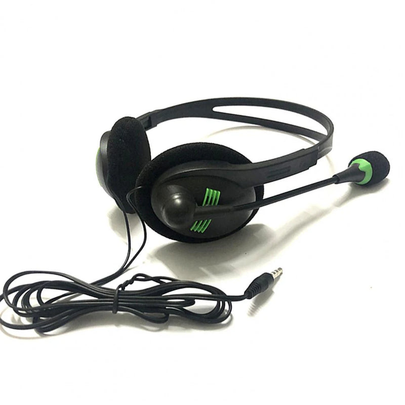 3.5mm Wired Headphones Business Call Center USB Headsets With Mic Noise Reduction PC Gaming Earphones Helmet For Laptop Computer