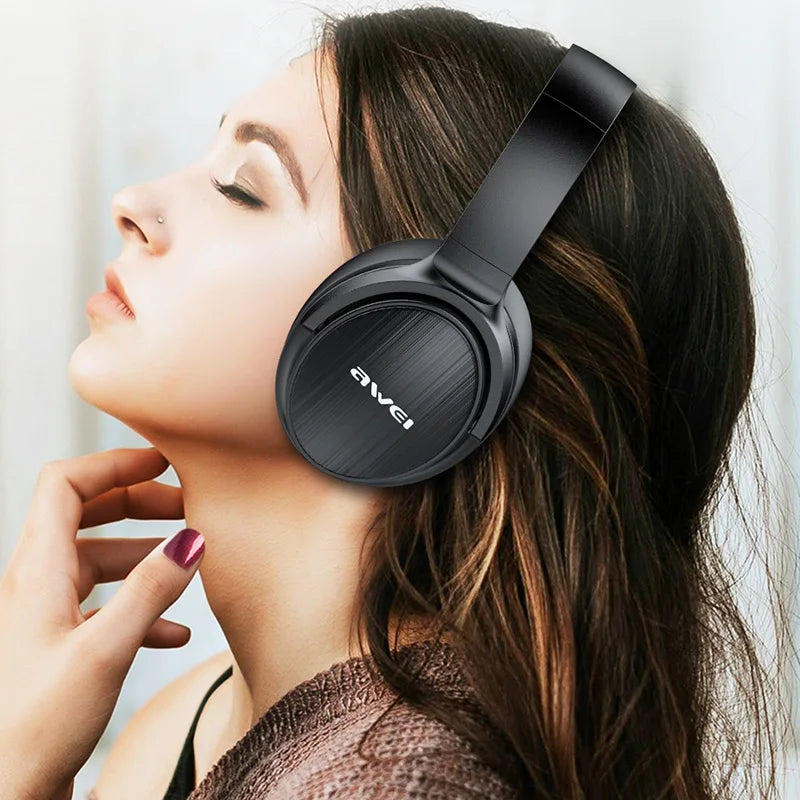 Awei A780BL Wireless Headphones Bluetooth Headset Bass Stereo Sound Gaming Earphones Foldable With Mic Fone Bluetooth Earbuds