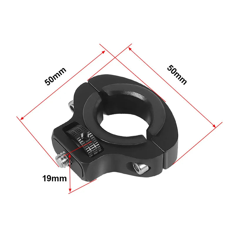 Handlebar Mount 1/4 Screw Metal for GoPro13 12 Insta360 X3 X4 DJI Action Camera Mobile Bike Motorcycle Holder Reinforced Bicycle