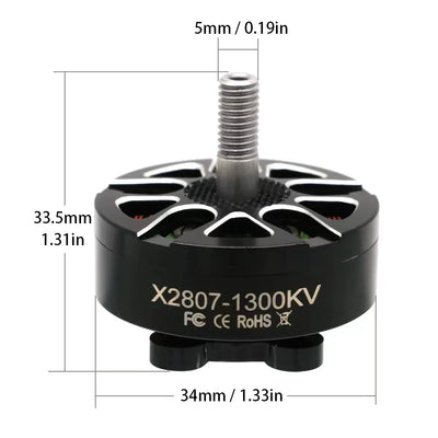 E-Power 4Pcs DIY Parts X2807 2807 1300KV 4S-6S Brushless Motor for Mark4 FPV Freestyle 7inch Long Range RC FPV Racing LR7 Drones