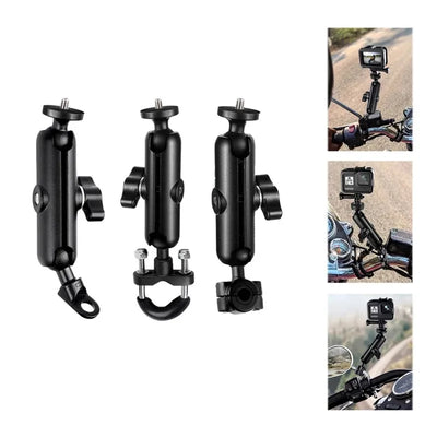 Motorcycle Bicycle Handlebar Mirror Mount Bracket For Gopro Hero 13 12 11 10 9 Bike Action Camera Holder For DJI OSMO Insta360