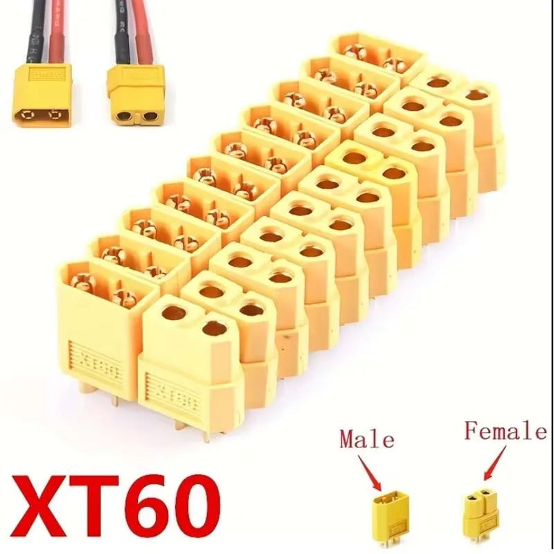 5 Pairs XT60 Connector XT60 Male Female Bullet Connectors Power Plugs for RC Lipo Battery Motor XT60 Drone Connectors