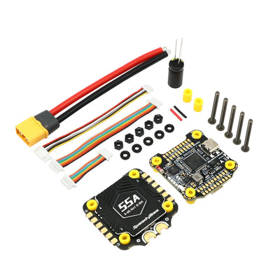 Speedybee F405 V4 Stack BLS 55A 4-in-1 ESC&FC 30x30 RC iNAV Betaflight Configure Bluetooth 3-6S FPV 5-8 inch frame Drone parts