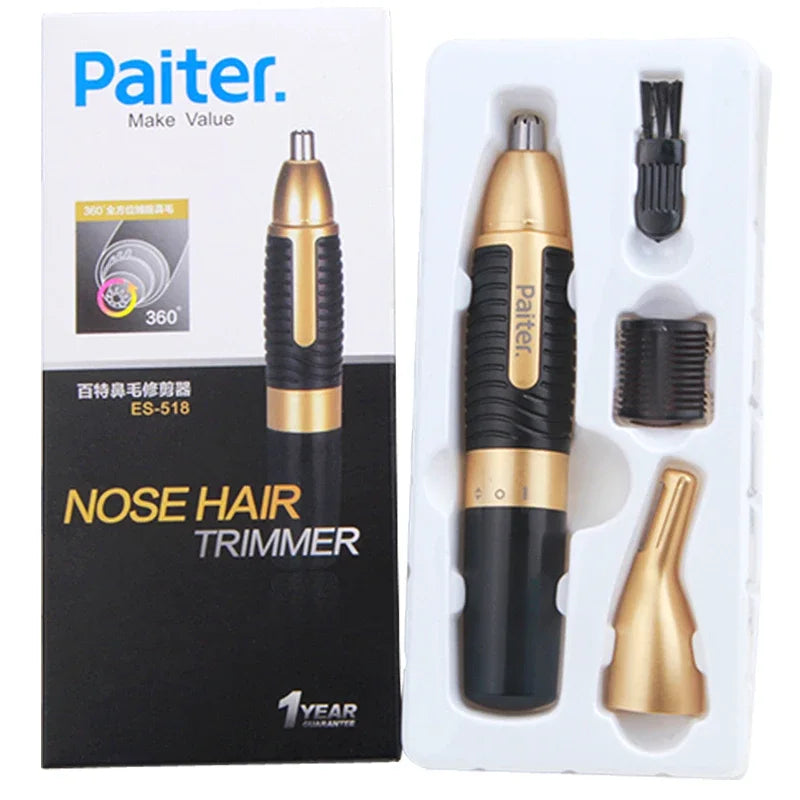 Electric Nose Hair Trimmer Implement Shaver Clipper Ear Neck Eyebrow Trimmer Shaver Man Woman Clean Trimer Razor Remover Kit