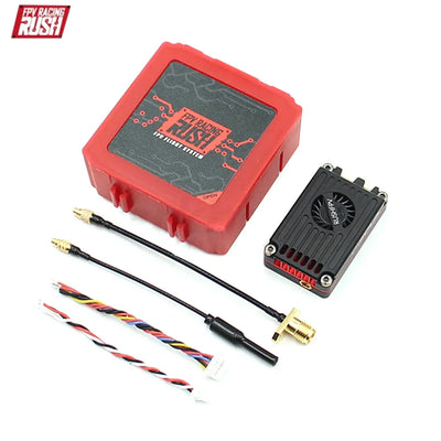 Rushfpv Rush TANK MAX SOLO 5.8GHz 2.5W High Power 48CH VTX Video Transmitter Cooling Fan CNC Shell For Long Rang RC FPV Drone