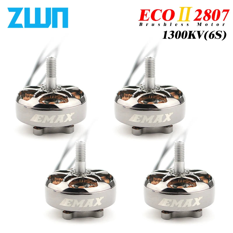 4PCS/Lot FPV Drones DIY Parts X2807 2807 1300KV 4S-6S Brushless Motor For Mark4 FPV Freestyle 7inch Long Range LR7 RC Quadcopter