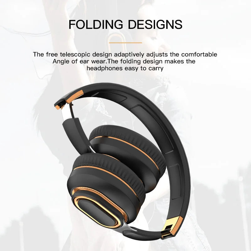 H7 Pro max Wireless Headsets Bluetooth Headphones Noise Cancelling Great Bass Stereo Foldable Music Sport Earphone Support TF FM