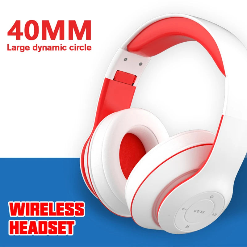 Xiaomi Foldable Wireless Headphones Bluetooth Headphones Bass Stereo Headphones MP3 Player Microphone Support For TF Card AUX