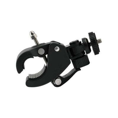 Black Mount Bike Bicycle Motorcycle Handlebar Handle Clamp Bar Camera Mount Tripod Adapter Screw Clip for Gopro Hero5/4/3+/3/2/1